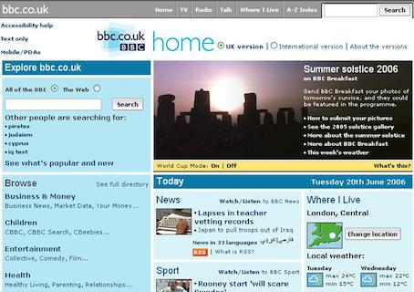 BBC Homepage